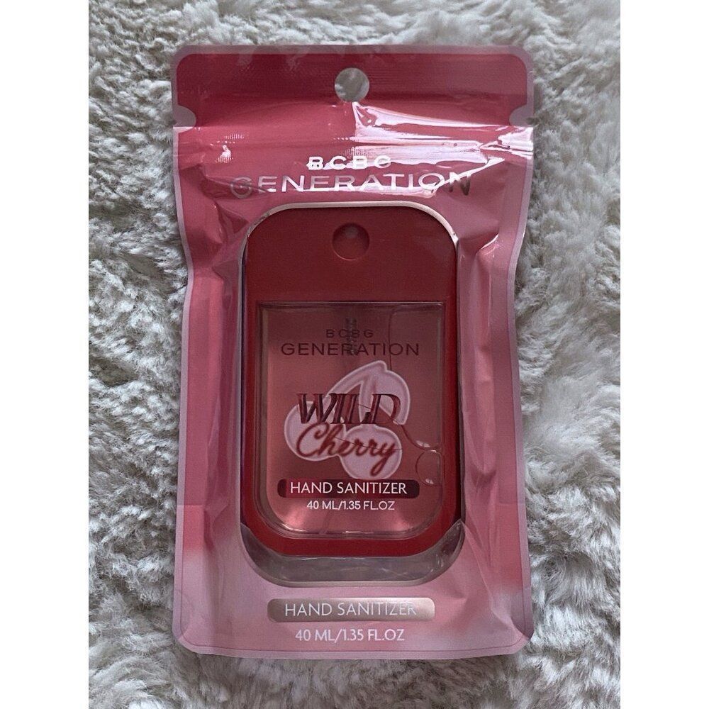 BCBG Generation Scented Wild Cherry Hand‎ Sanitizer Spray 1.35 FL OZ NEW